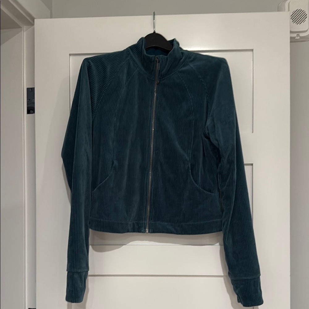 Teal Corduroy Women's Jacket
